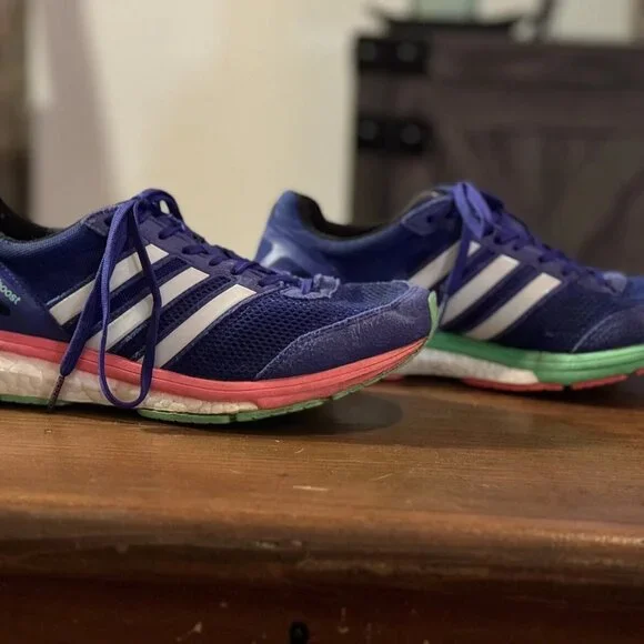 Adidas Adizero Boston Boost 5 Women’s Blue Running Shoes Size US 7 UK 5.5 - Picture 3 of 6